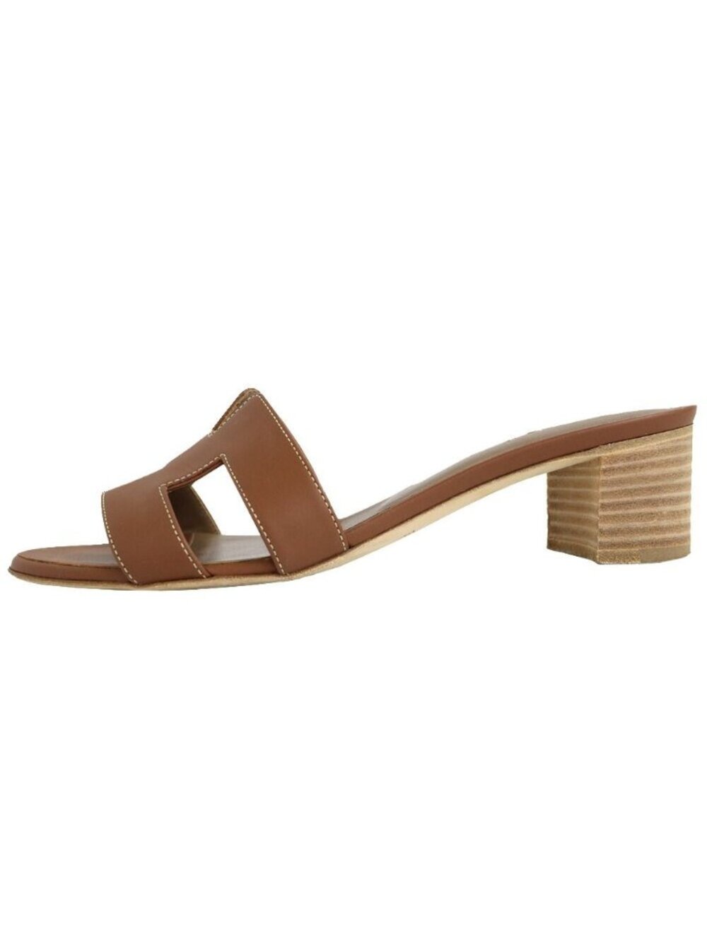 Hermes Oasis Sandals Gold Calf Shoes